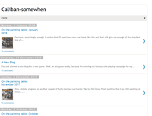 Tablet Screenshot of caliban-somewhen.blogspot.com