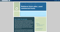 Desktop Screenshot of fleetservetrucksales.blogspot.com
