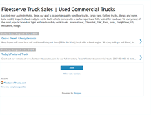 Tablet Screenshot of fleetservetrucksales.blogspot.com