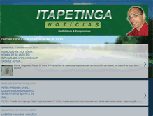 Tablet Screenshot of itapetinganoticias.blogspot.com