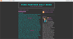 Desktop Screenshot of pinkpanthergolfnerd.blogspot.com