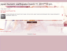 Tablet Screenshot of japantsunamiearthquaketragedy2011.blogspot.com