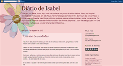 Desktop Screenshot of diariodeisabelayumi.blogspot.com