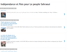 Tablet Screenshot of independance-sahara-occidental.blogspot.com