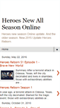Mobile Screenshot of heroes-newseason.blogspot.com
