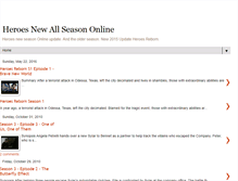 Tablet Screenshot of heroes-newseason.blogspot.com