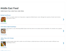 Tablet Screenshot of middle-eastfood.blogspot.com