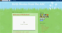 Desktop Screenshot of abcbirthstories.blogspot.com