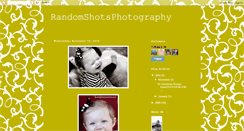 Desktop Screenshot of myrandomshotsphotography.blogspot.com