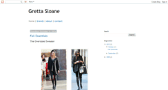 Desktop Screenshot of grettasloane.blogspot.com