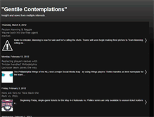 Tablet Screenshot of gentile-contemplations.blogspot.com