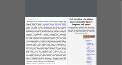 Desktop Screenshot of fulldizifilm-izle.blogspot.com