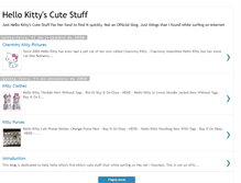 Tablet Screenshot of hellokittycutestuff.blogspot.com
