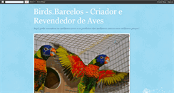 Desktop Screenshot of birdsbarcelos.blogspot.com