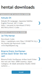 Mobile Screenshot of hentai-downloads.blogspot.com