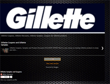 Tablet Screenshot of gillettesamples.blogspot.com