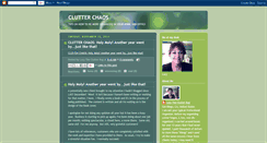 Desktop Screenshot of clutterchaostips.blogspot.com