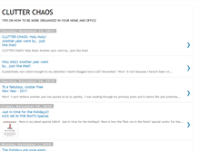 Tablet Screenshot of clutterchaostips.blogspot.com