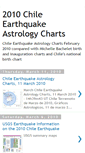 Mobile Screenshot of 2010-chile-earthquake-astrology.blogspot.com