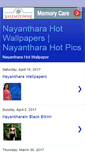 Mobile Screenshot of nayantharahotwallpapers.blogspot.com