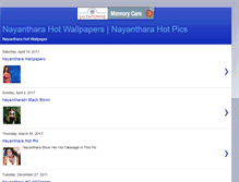 Tablet Screenshot of nayantharahotwallpapers.blogspot.com