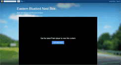 Desktop Screenshot of easternbluebirdnestbox.blogspot.com