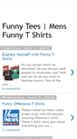 Mobile Screenshot of mensfunnytees.blogspot.com