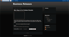 Desktop Screenshot of businessreleases.blogspot.com