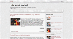 Desktop Screenshot of bbcsport-football.blogspot.com