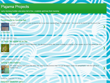 Tablet Screenshot of pajamaprojects.blogspot.com