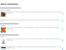 Tablet Screenshot of dietavenezolana.blogspot.com