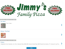 Tablet Screenshot of jimmysfamilypizza.blogspot.com