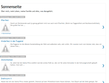 Tablet Screenshot of evas-sonnenseite.blogspot.com