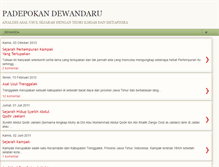 Tablet Screenshot of padepokan-dewandaru.blogspot.com