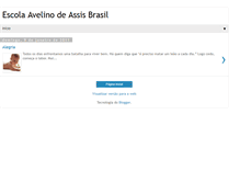 Tablet Screenshot of escolaavelinodeassisbrasil.blogspot.com