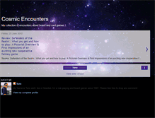 Tablet Screenshot of cosmicencounters.blogspot.com