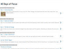 Tablet Screenshot of focusforlife.blogspot.com