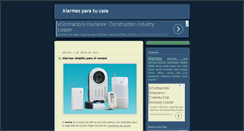 Desktop Screenshot of alarmas-hogar.blogspot.com