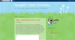 Desktop Screenshot of naughtylittlegremlin.blogspot.com