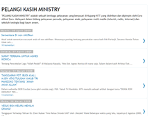 Tablet Screenshot of pelangikasihministry.blogspot.com