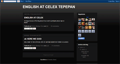 Desktop Screenshot of celextepepanmontoyasclass.blogspot.com