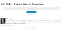 Tablet Screenshot of joshstelly.blogspot.com