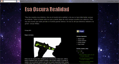 Desktop Screenshot of esaoscurarealidad.blogspot.com