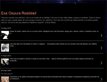 Tablet Screenshot of esaoscurarealidad.blogspot.com