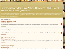 Tablet Screenshot of educational-articles.blogspot.com