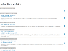 Tablet Screenshot of achatlivrescolaire.blogspot.com