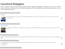 Tablet Screenshot of consultoradocente.blogspot.com