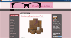 Desktop Screenshot of missmakeuplover1.blogspot.com