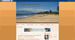 Desktop Screenshot of mauivacationguide.blogspot.com