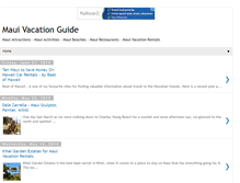 Tablet Screenshot of mauivacationguide.blogspot.com